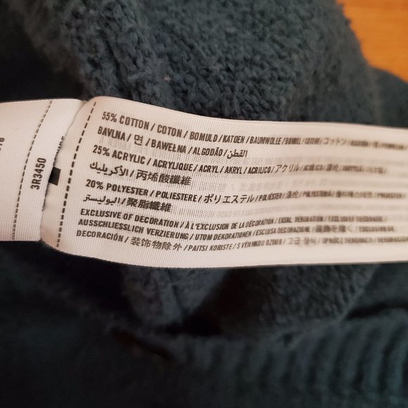 SOLD Hollister Boyfriend Cardigan Teal Sweater - Picture 9 of 10